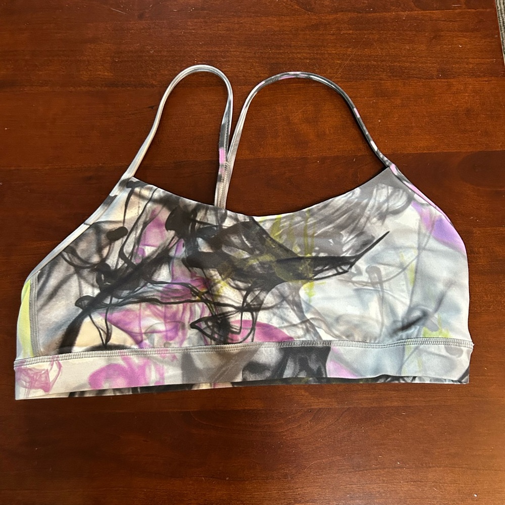 lululemon flow y nulu bra size 14 unicorn throwback